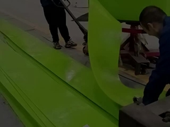 Junta de la falda del transportador rojo 30m Polyurethane Falda de la larga vida útil