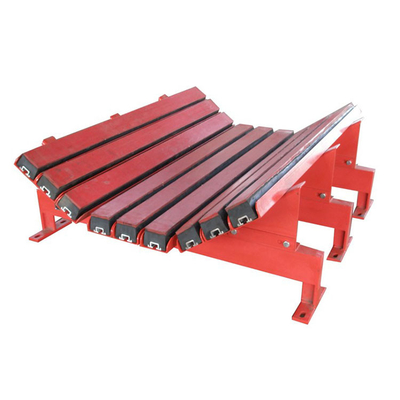 Cama resistente a los choques de la cuna de la banda transportadora de la cama del impacto del transportador del rodillo loco de la zona de la carga