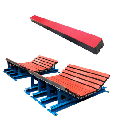 Cama del impacto del transportador de correa con la barra baja del impacto de la fricción UHMWPE del reemplazo