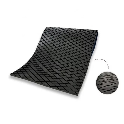 Polea principal Diamond Grooved Rubber Pulley Lagging de la hoja de goma del revestimiento de la polea del transportador