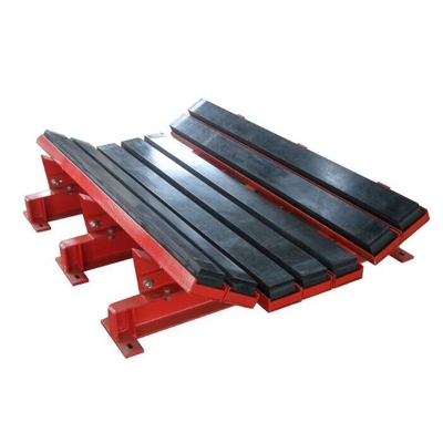 Cama resistente a los choques de la cuna de la banda transportadora de la cama del impacto del transportador del rodillo loco de la zona de la carga