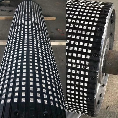 La capa de enlace del NC apoyó cerámica de cerámica del alúmina de Mats Pulley Lagging With el 95%