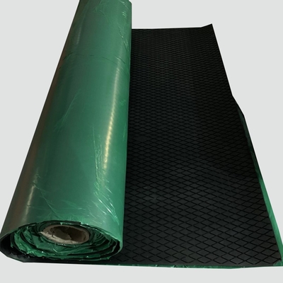 Tipo y Diamond Grooved Rubber Lagging Sheet llanos para el rodillo del transportador