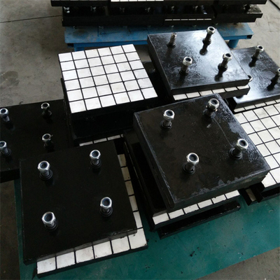 Trazador de líneas compuesto de goma de cerámica rectangular del impacto del trazador de líneas de cerámica anti del alúmina