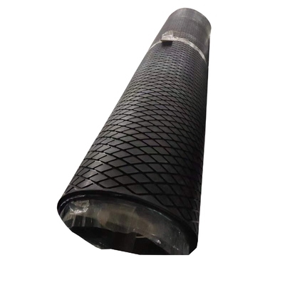 Hoja de goma de vulcanización de goma del revestimiento de la polea de Diamond Conveyor Pulley Lagging Cold