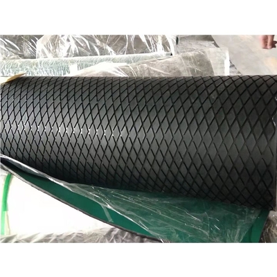 Hoja de goma de vulcanización de goma del revestimiento de la polea de Diamond Conveyor Pulley Lagging Cold