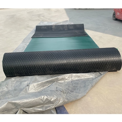 Revestimiento de la polea de Diamond Groove Rubber Sheet For del tambor del transportador