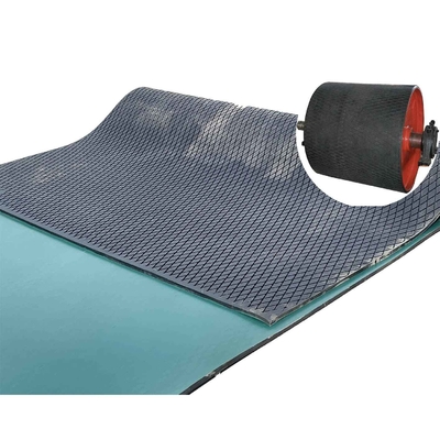 Revestimiento de la polea de Diamond Groove Rubber Sheet For del tambor del transportador