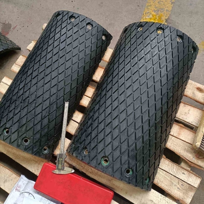 Diamond Rubber Conveyor Pulley Lagging para el elevador de la correa y de cubo