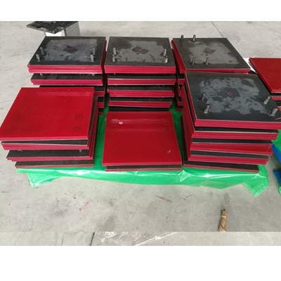 Uretano ampliado de la parte posterior del metal que alinea las placas del trazador de líneas del canal inclinado del poliuretano