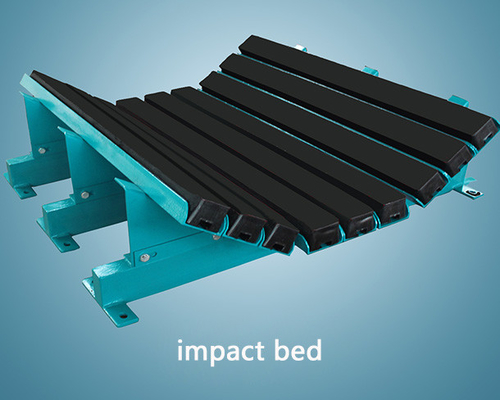 Cuna resistente para trabajos de tipo medio de poca potencia minera del impacto de la cama del impacto del transportador