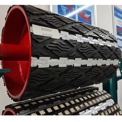 Revestimiento de revestimiento de polea de unión directa de cerámica resistente al desgaste