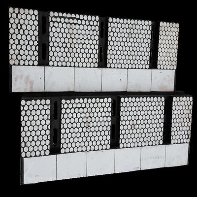 Trazador de líneas de goma de cerámica industrial de los trazadores de líneas de cerámica del desgaste del transportador