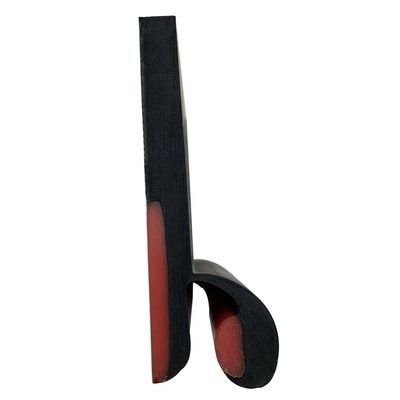 150 mm de altura cinta transportadora doble tabla de goma con poliuretano