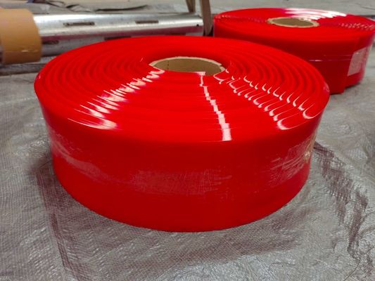 Junta de la falda del transportador rojo 30m Polyurethane Falda de la larga vida útil